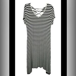 Chico’s striped essentials dress size 2